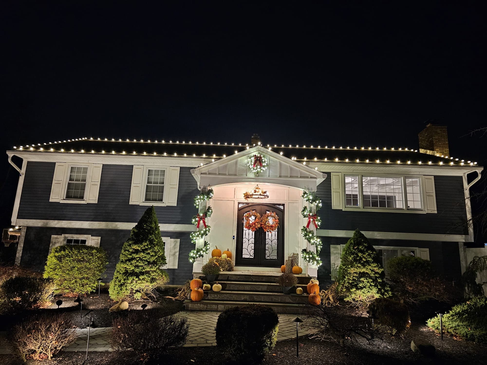 Whole-home Christmas light design NJ